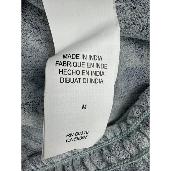 Lucky Brand Womens Blue Boho Geometric Print Sleeveless Top Size M - Picture 10 of 15